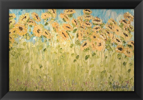 Framed Sunflower Garden Print