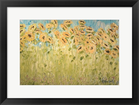 Framed Sunflower Garden Print