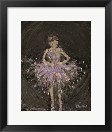 Framed Tiny Dance on Stage Print