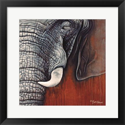 Framed Revering Tembo Print