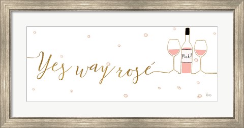 Framed Underlined Bubbly II Print