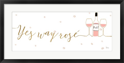 Framed Underlined Bubbly II Print