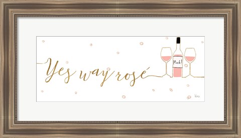 Framed Underlined Bubbly II Print