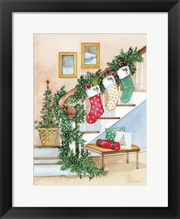 Framed Night Before Christmas II Print