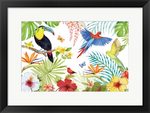 Framed Treasures of the Tropics III Print