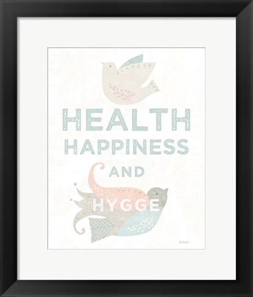 Framed Cozy Hygge II Dark Print