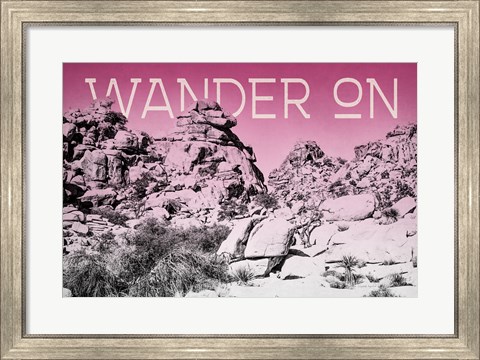 Framed Ombre Adventure IV Wander On Print