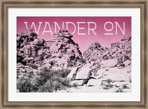 Framed Ombre Adventure IV Wander On Print