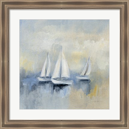 Framed Morning Sail II Print