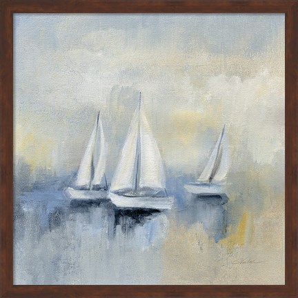 Framed Morning Sail II Print