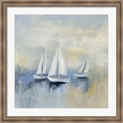 Framed Morning Sail II Print