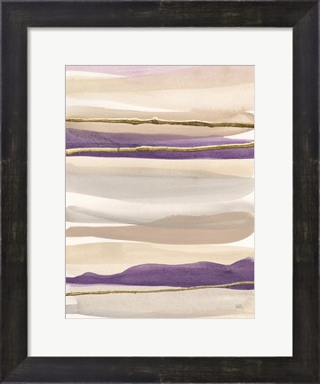 Framed Gilded Amethyst II Crop Print