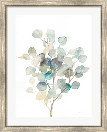 Framed Eucalyptus III White Print