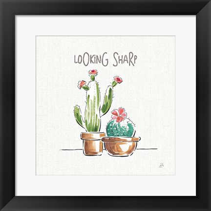 Framed Desert Bloom III Print