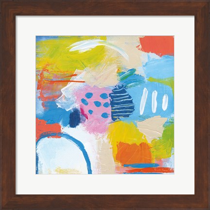 Framed Cheerful II Print