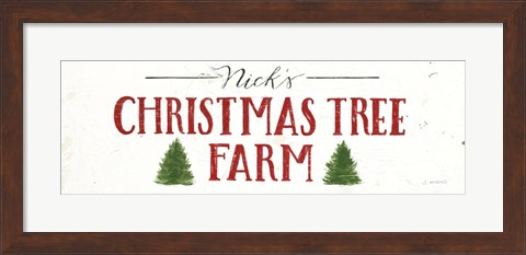 Framed Christmas in the Heartland VI Crop Print