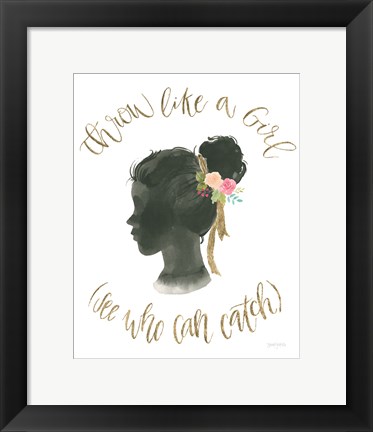 Framed Girl Power VIII Print