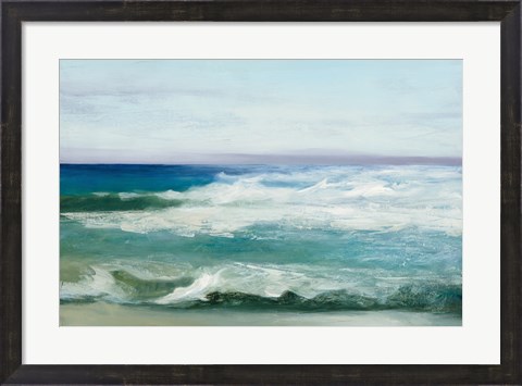 Framed Azure Ocean Print