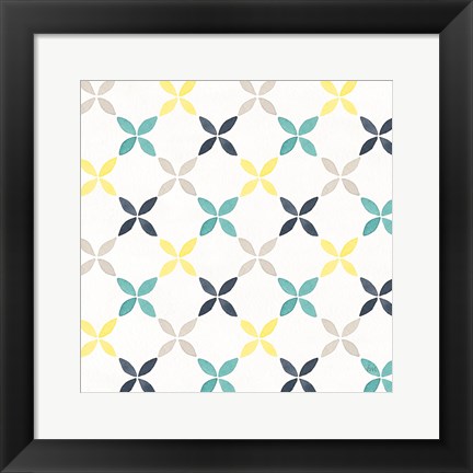 Framed Garden Getaway Pattern IIA Print