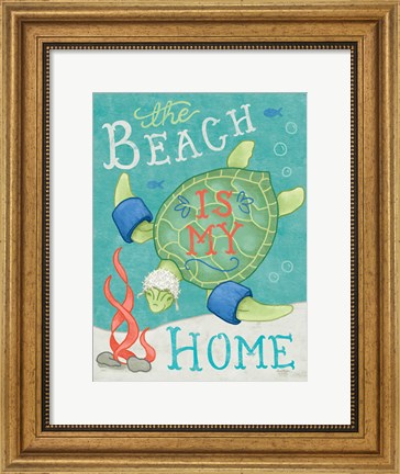 Framed Ocean Friends II Print