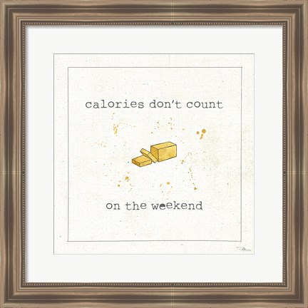 Framed Calorie Cuties I Print