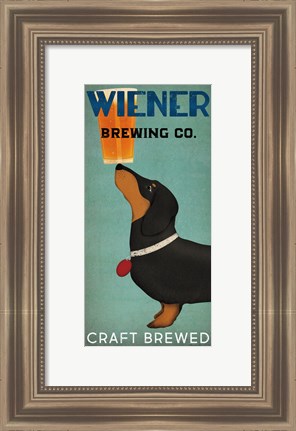 Framed Wiener Brewing Co Print