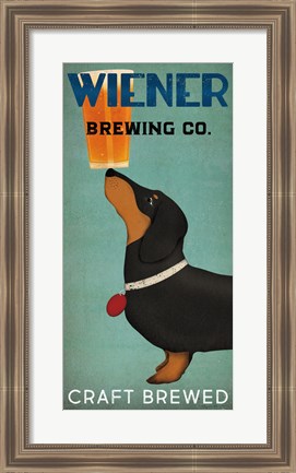 Framed Wiener Brewing Co Print