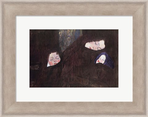 Framed Mother with Children Print