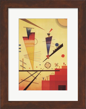 Framed Merry Structure Print