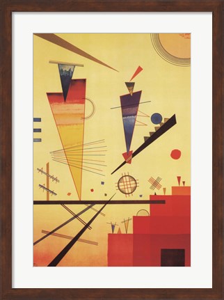 Framed Merry Structure Print