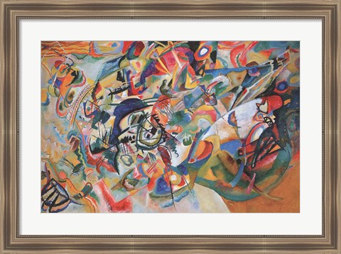 Framed Composition VII 1913 Print