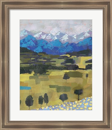 Framed Alpine Impression I Print