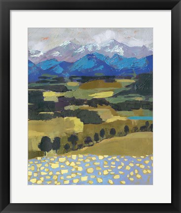 Framed Alpine Impression II Print