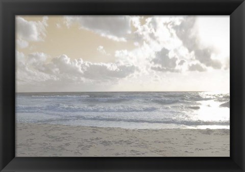 Framed Serene Sea III Print