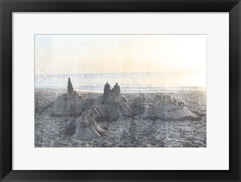 Framed Sand Castle II Print