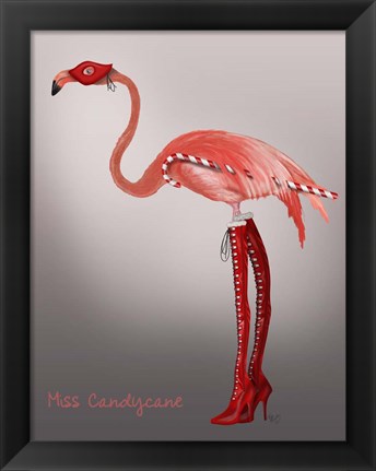 Framed Miss Candycane Print