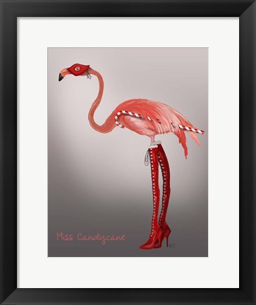 Framed Miss Candycane Print