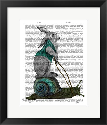 Framed Hare and Snail Print