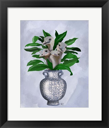 Framed Strange Lillies Print