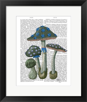 Framed Psychedelic Mushrooms 1 Print