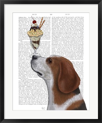 Framed Beagle Ice Cream Print