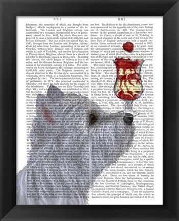 Framed Westie Ice Cream Print