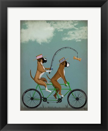 Framed Boxer Tandem Print