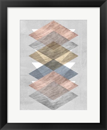 Framed Diamond Allign II Print