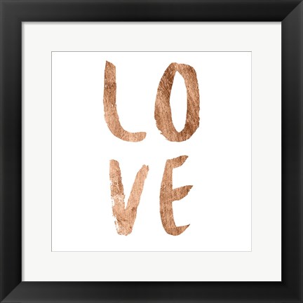 Framed Love Quotes III Print