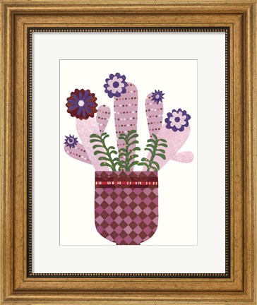 Framed Cheerful Succulent III Print