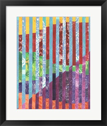 Framed Quilted Monoprints III Print