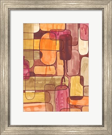 Framed Mod Sunset II Print