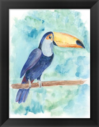 Framed Sweet Tropical Bird I Print