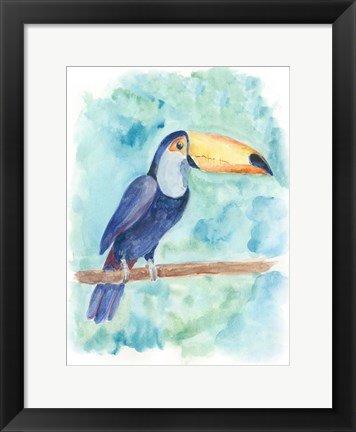 Framed Sweet Tropical Bird I Print